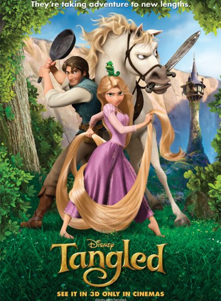 دانلود فیلم انیمیشن گیسوکمند 2010 Tangled