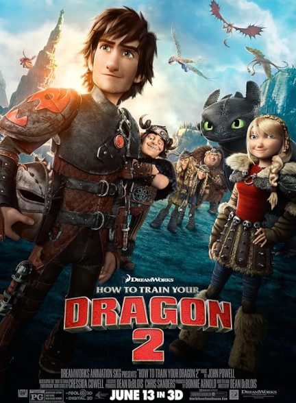 دانلود انیمیشن مربی اژدها 2 2014 How to Train Your Dragon 2