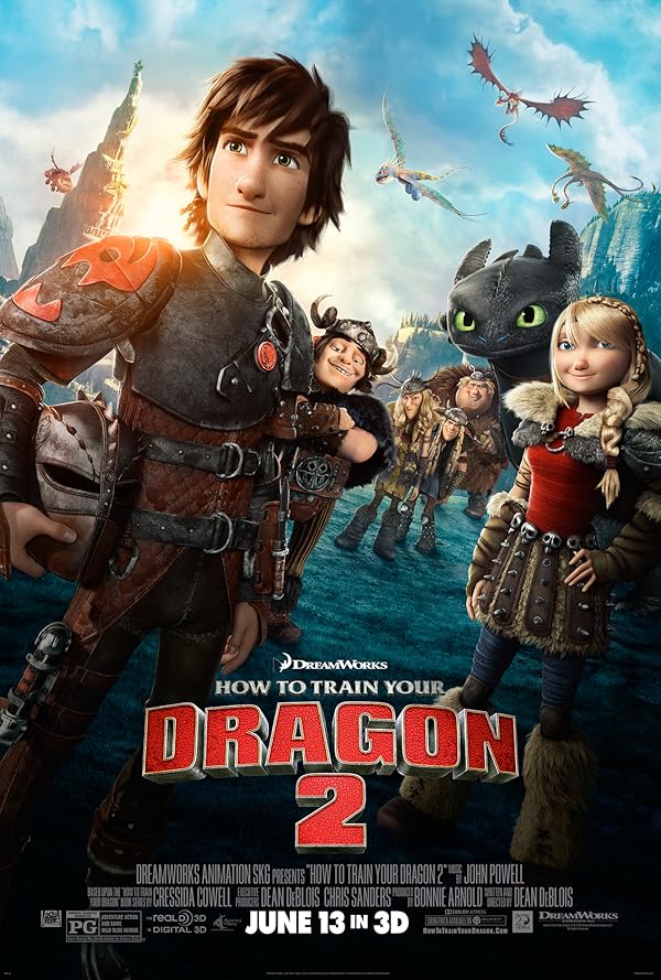 دانلود انیمیشن مربی اژدها 2 2014 How to Train Your Dragon 2