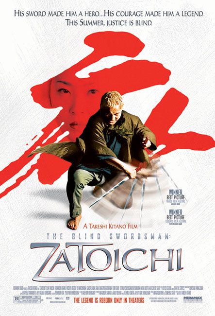دانلود فیلم شمشیرزن نابینا – زاتوایچی 2003 The Blind Swordsman: Zatoichi